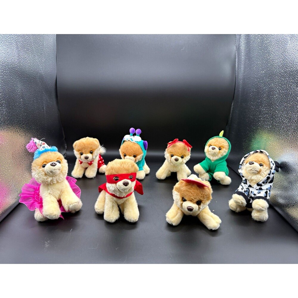 GUND Itty Bitty Boo Pomeranian dog plush lot of 8